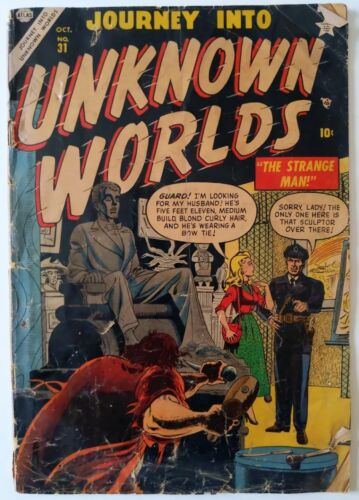 Journey Into Unknown Worlds #31 - Precode Horror Sci-Fi Atlas Golden Age - 1954 - Picture 1 of 11