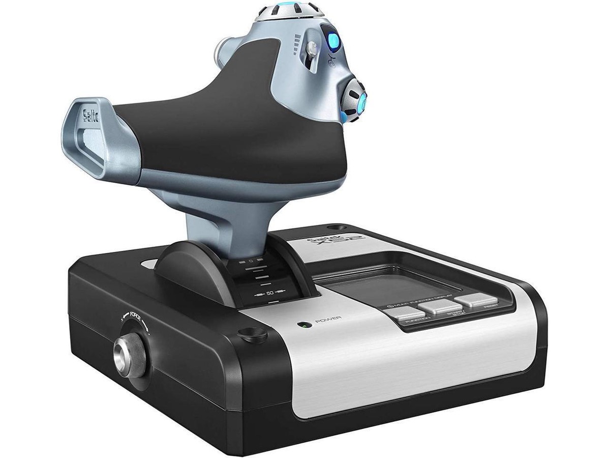 Logitech G Saitek X52 HOTAS Control System Throttle and Stick