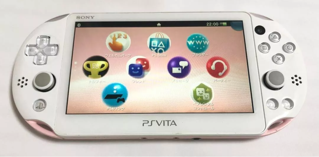 PS Vita Playstation PSV Slim Light Pink White PCH 2000 ZA19 Console only  Japan