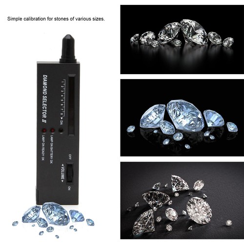 Diamond Tester Pen High Accuracy Jewelry Diamond Tester+ 60X Mini LED Magnifying - Picture 7 of 14