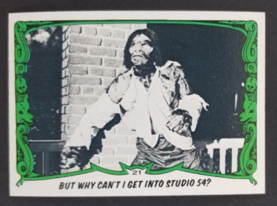 Monster on Campus 1980 Creature Feature Topps Card #21 (NM)