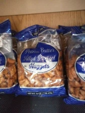 NEW TRADER JOE'S EXCLUSIVE PEANUT BUTTER FILLED PRETZELS 16 OZ BAG