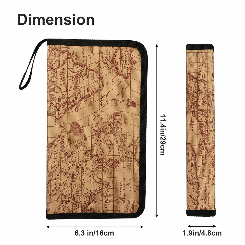 Estuche de 80 fundas para CD DVD Soporte de almacenamiento Capacidad Organizador Cartera Bolsa Caja Foto 3 de 4