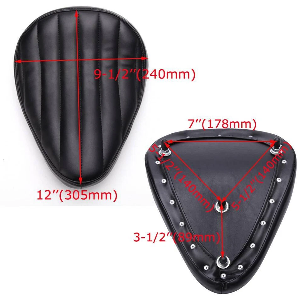 Sillín base asiento solo A para Honda Rebel 250 CMX250C 300 CMX300 450 Bobber Spring Foto 4 de 4