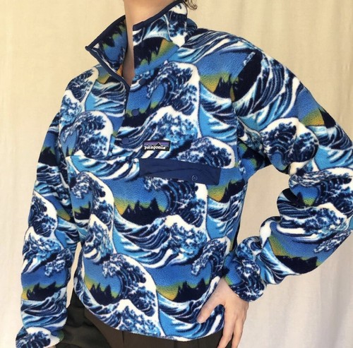 Patagonia Synchilla RARE Fitzroy wave 