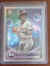 2022 Bowman Platinum ELLY DE LA CRUZ Precious Elements Prospect #PE-16 Reds