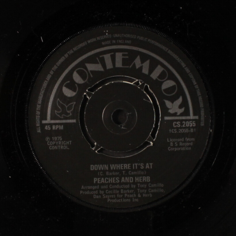 PEACHES & HERB: down where it's at CONTEMPO 7