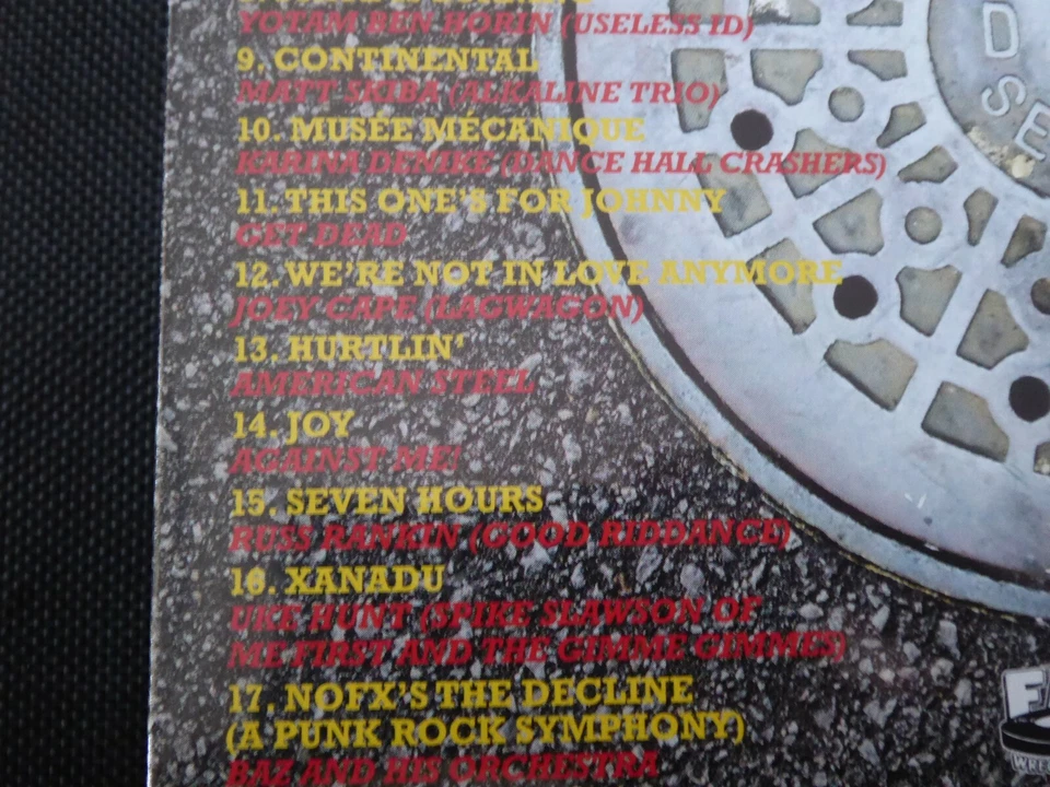 Fat Wreck Chords - Mild In The Streets Fat Music Unplugged NEW CD ALKALINE TRIO - Image 4 of 4