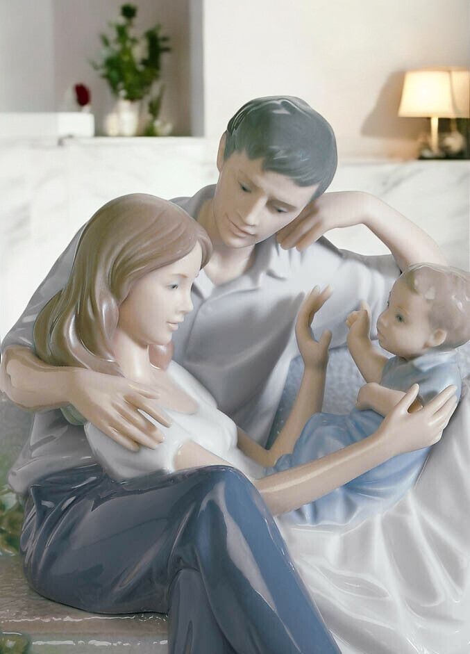 【LLADRO】にらみあい　絶版品　専用箱付き Amazon.co.jp: 絶版品 リヤドロ LLADRO 1535 みんな、おねんね