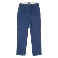 LEVI'S Womens Trousers Blue Slim Straight W28 L30