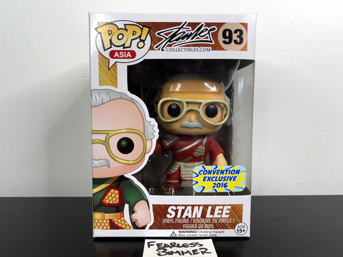 K-POP・アジア 8LOOMDVD Funko Pop Asia Red Stan Lee Guan Yu 93 Convention 2016 RARE & MINT