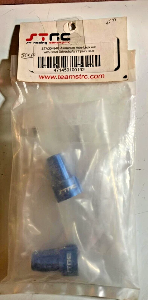 STRC AX10 STA80012B Hub Carrier, STA30494B Driveshaft w/Lockout & STA30485B Plat - Image 2 of 4