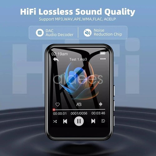 32GB Touch Screen Bluetooth MP3 Player HiFi Music Player with Speakers FM Radio~ - Bild 7 von 11