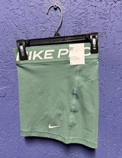 Size XXL Nike Pro 3" Dri-FIT Gym Training Womens Shorts CZ9857-361 Green