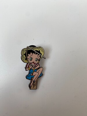 DANBURY MINT THE BETTY BOOP ANSTECKNADEL EMAILLE ABZEICHEN SAMMLUNG - ANGELN MIT SONNENHUT