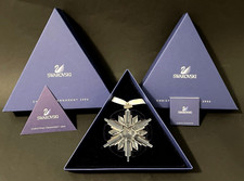 Swarovski Crystal 2006 Annual Large Snowflake Star Ornament With Box