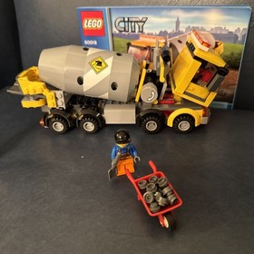 LEGO CITY: Cement Mixer ~ 60018 ~ 100% Complete with Manual ~ Retired