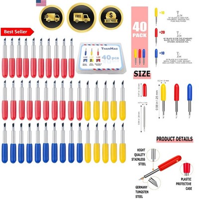 Replacement Blades for Cricut Explore Air 2 3 Maker 4 Cutting Machines 40pcs