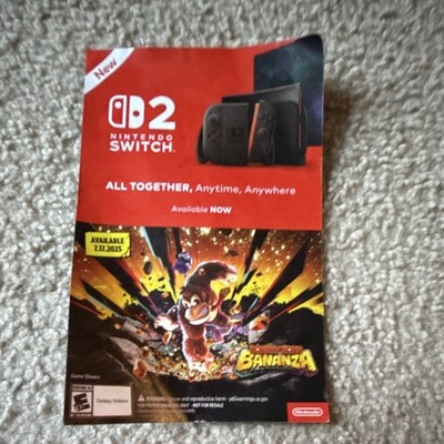 Donkey Kong Bonanza s Nintendo Switch 2 Promotional Stickers ￼