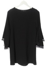 ZARA BASIC Abito a maniche lunghe Donna Abito Taglia IT 40 nero stile casual