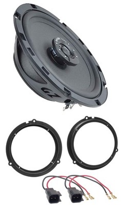 Ground Zero 110 Watt 16.5cm 2 Way Speakers for Ford Fiesta Focus Ka Front Door