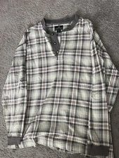 Structure Long Sleeve Plaid Shirt Vintage 90's, Size XL