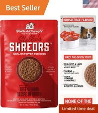 Grass Fed Beef & Lamb Shredrs -  Dog Food Pouches - Perfect for Picky Eaters ...
