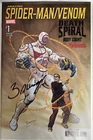 AMAZING SPIDER-MAN/VENOM: DEATH SPIRAL -BODY COUNT #1 MARK BAGLEY Signed by Mark