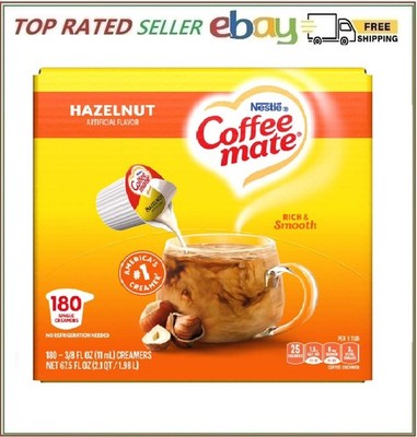Coffee-mate Coffee Creamer, Hazelnut, 180 Ct.