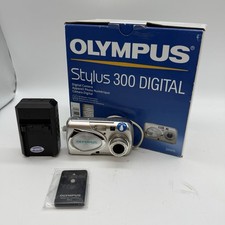 Olympus 3.2MP Stylus 300 Digital Camera, New Charger W/ Box N4 