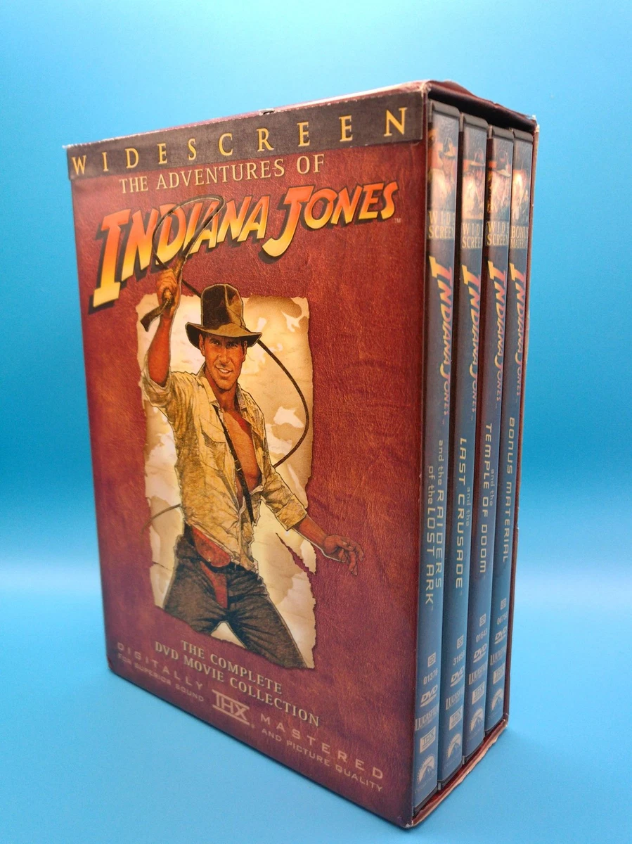 25+ Indiana Jones Complete Series Box Set DVDs & Blu-ray Discs for