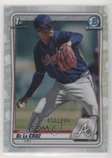 2020 Bowman Chrome Prospects Refractor 55/499 Jasseel De La Cruz #BCP-115 rt6