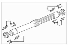 Genuine Oem 2022-2025 Ford Bronco Raptor 3.0l Rear Drive Shaft Nb3z-4602-a Genuine Oem 2022-2025 Ford Bronco Raptor 3.0l Rear Drive Shaft Nb3z-4602-a