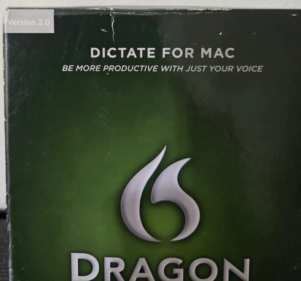 Nuance Dragon Dictate 2.0 Speech recognition for Mac OS X Speak and words appear - Image 2 of 4