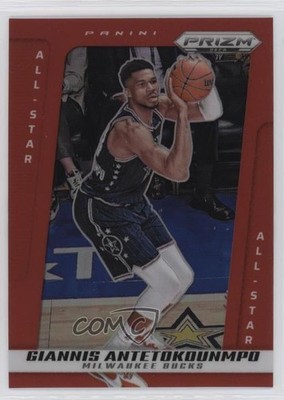 2024-25 Panini Prizm Deca All-Star Red 121/199 Giannis Antetokounmpo #243 0xh3