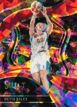2024 Panini Select WNBA #223 Ruth Riley Prizms Red Ice