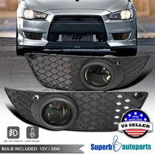Fits 2008-2012 Mitsubishi Lancer De Es Fog Lights Wswitchbracket Smoke Fits 2008-2012 Mitsubishi Lancer De Es Fog Lights Wswitchbracket Smoke