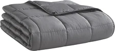 Weighted Blanket Adults Dark Grey 15Lb 48x72 Cooling Breathable Microfiber