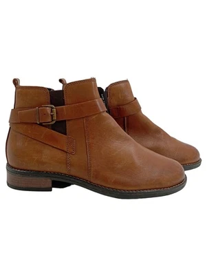 5th Avenue Bottines Femme Marron Cuir Casual Boucle (EU 37) - Photo 1/4