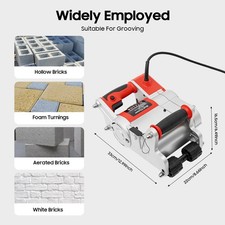 Máquina ranuradora de corte de concreto con ranura para pared de piso eléctrica de 1100 W 60 Hz