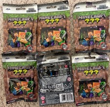 MINECRAFT NANOFIGS BLIND BAG ASSORTMENT x 6 pack 