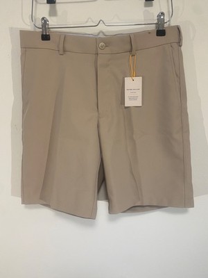 Peter Millar Crown Sport Golf Shorts Men s 32 Beige Performance NWT Minor Marks