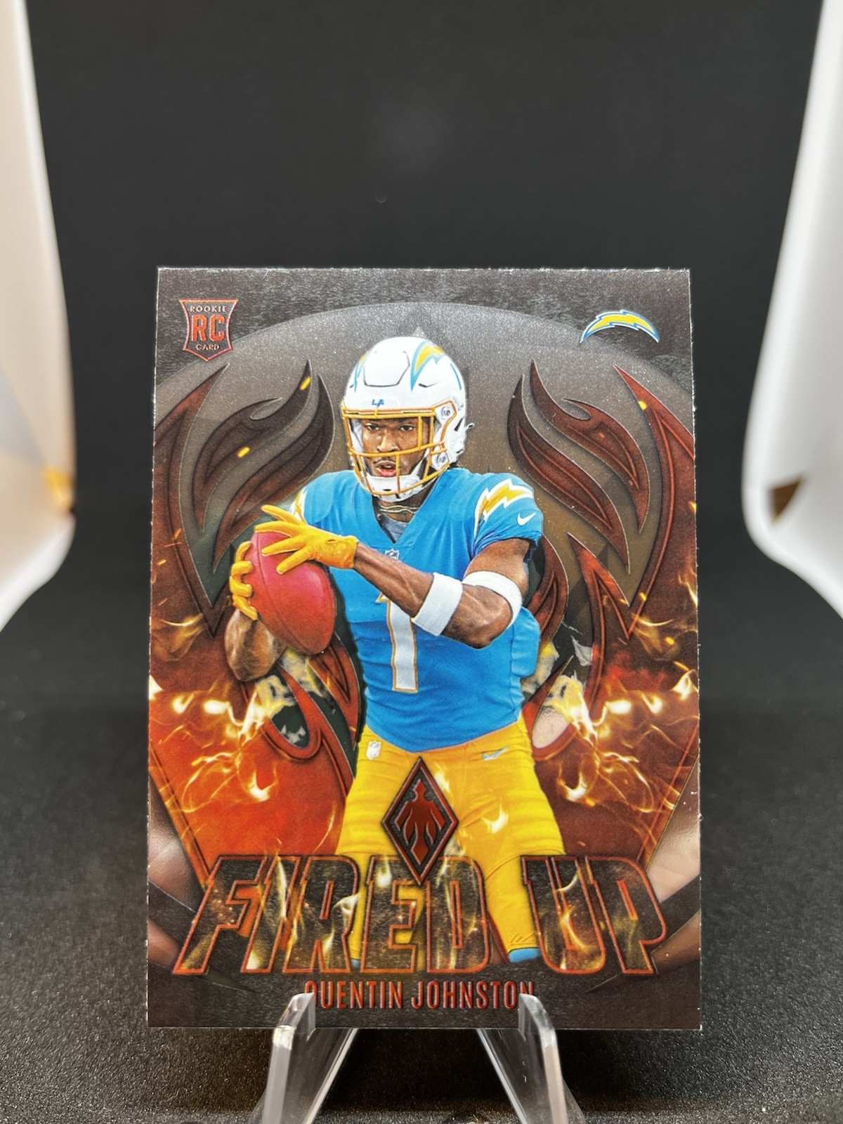 2023 Panini Phoenix - Fired Up Quentin Johnston #FU-14 (RC)