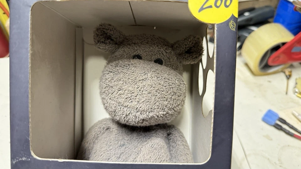 NIB Thermal-Aid Zoo Hippo Heating Cooling Pack 100% Natural Therapy Plush Toy - Image 4 of 4