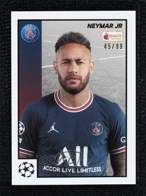 2021 Merlin's Heritage 97 UEFA Champions League Silver 45/99 Neymar Jr #07 03bh