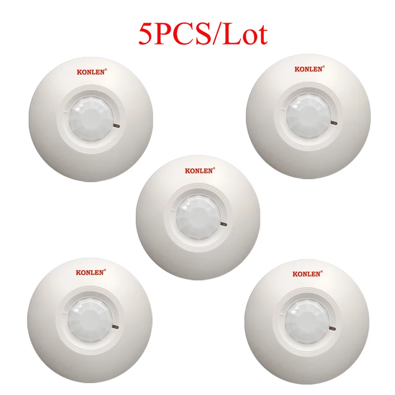 12V Wired PIR Motion Sensor Ceiling Detector 360 Degree Infrared Movement Detect