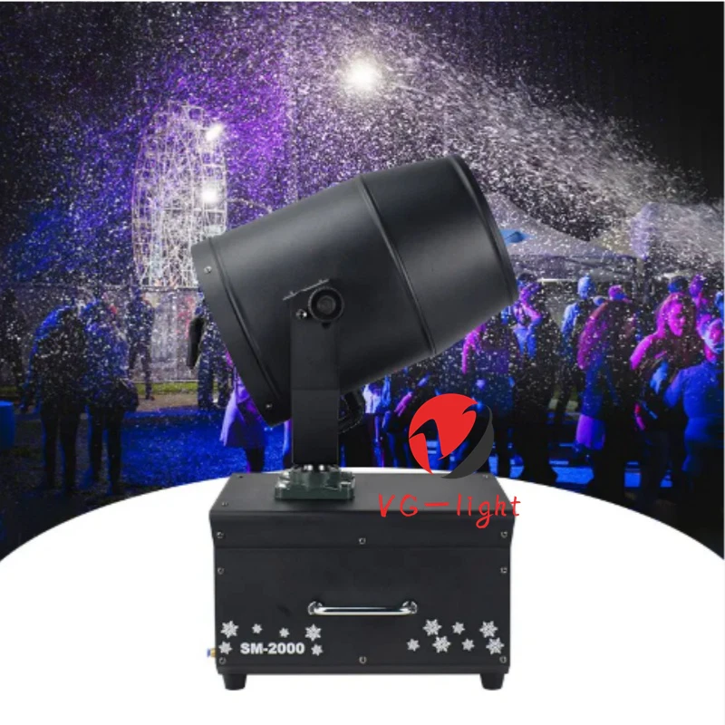 2000W Rotating Artificial Snow Machine Wedding Christmas Snow Spraying Machine - Image 3 of 4