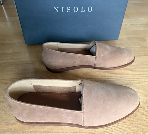 New Suede Loafers Slip Ons Espadrille Nisolo Miami Vice - Picture 4 of 9