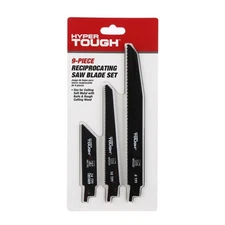 Hyper Tough 9 Piece Reciprocating Saw Blades, Steel Material,   Condition