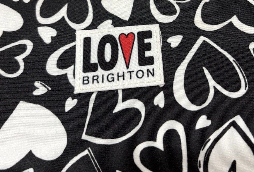 Brighton Endless Love Black & White heart mini backpack adjustable straps The Boot Jack: Brighton Women main image 3